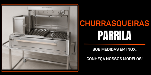 Churrasqueira de Parrilla para Espaços Gourmet Sofisticados