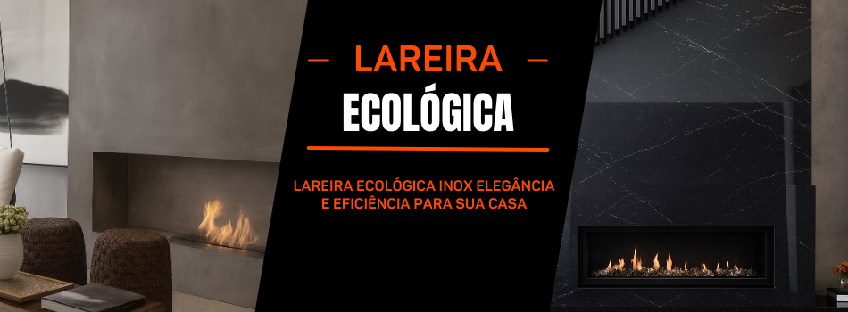 Lareira Ecológica em Inox