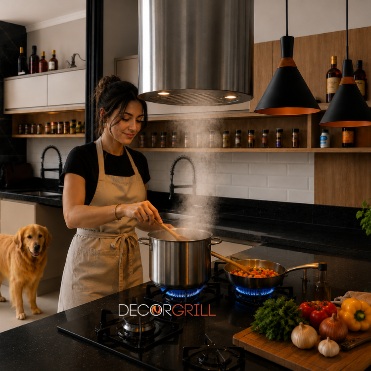 Especificações da Coifa Cilindrica Decorgrill