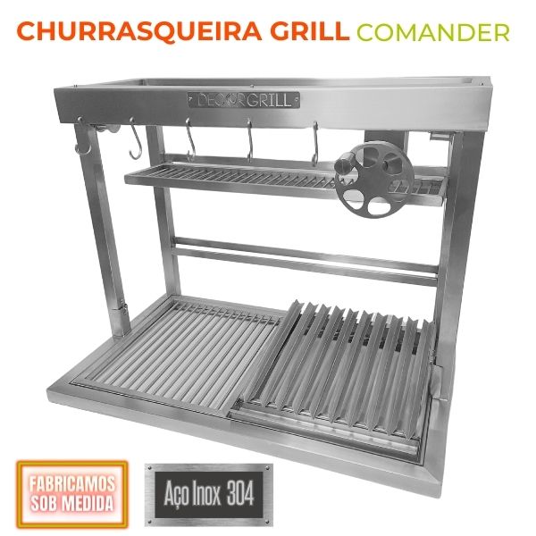 Grill sob medida em Inox