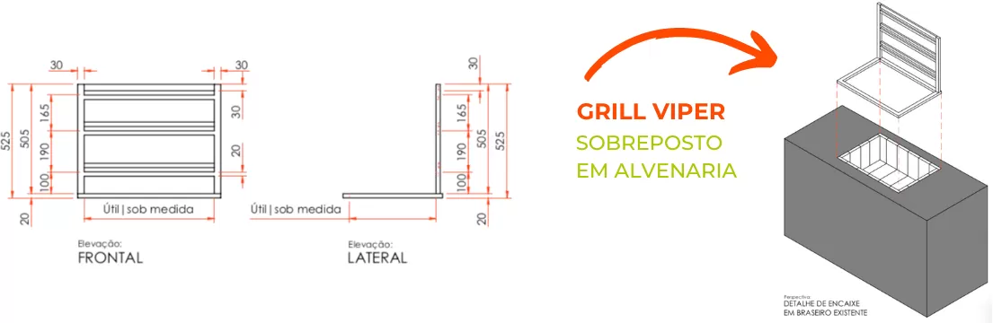 Churrasqueira Em Inox Decorgrill Grill De Fundo